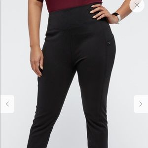 Jaanuu Women's High-Waist Yoga Pant, Black, L